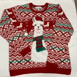 Jolly sweaters men’s xl ugly llama Christmas sweater